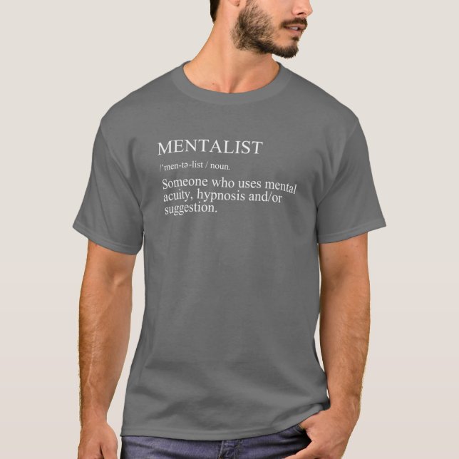 Camiseta A Definição de Mentalista (Frente)