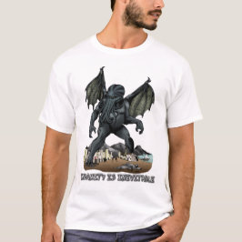 Camiseta A demência é t-shirt inevitável de Cthulhu (a luz)