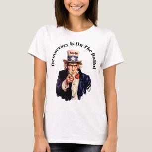 Camiseta A democracia está no escrutínio de 2026