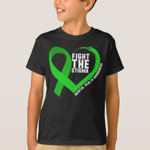 Camiseta A Depressão de Sensibilização para a Saúde Mental 