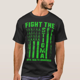 Camiseta A Depressão de Sensibilização para a Saúde Mental