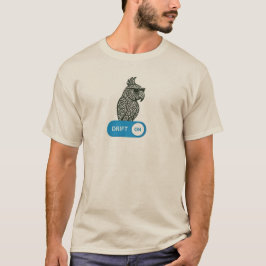 Camiseta À Deriva Com Um Papagaio Legal