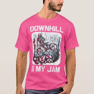 Camiseta A descida é minha bicicleta de bicicleta de bicicl