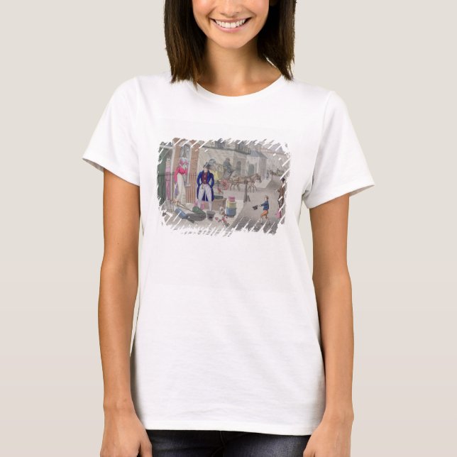 Camiseta A Descoberta Infeliz, de "Bores Fashionáveis (Frente)