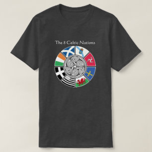 Camiseta A Design de Bandeira das Nações Célticas dos 8 