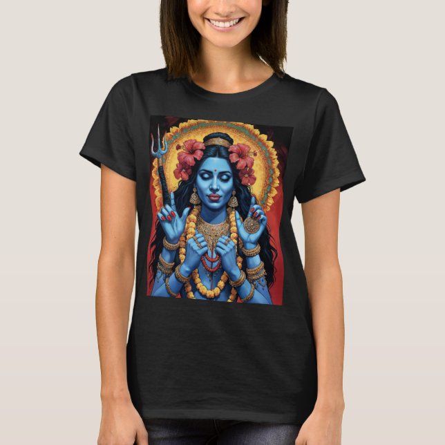 Camiseta A Destruidora do Mal Deusa Kali (Frente)
