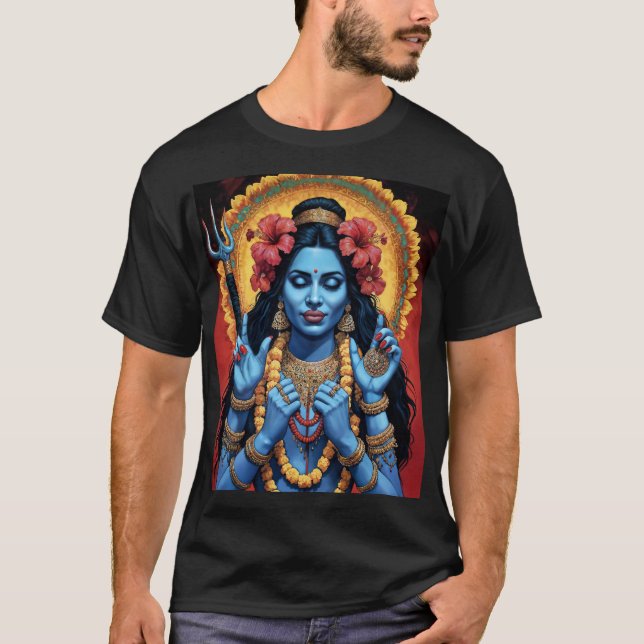 Camiseta A Destruidora do Mal Deusa Kali (Frente)