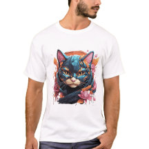 A detailed illustration face magig futurist