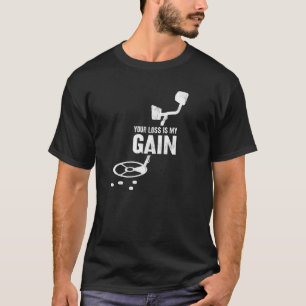 Camiseta A Detecção De Metais É A Minha Gol De Escavagadore