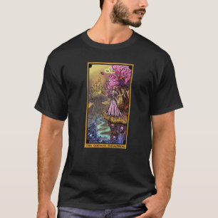 Camiseta A Deusa Do Submundo O Cartão Tarot Tolo Pagan W