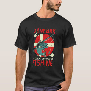Camiseta A Dinamarca Está Chamando E Eu Devo Ir Pescar