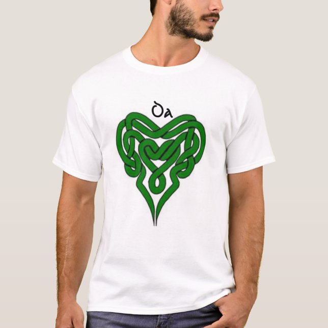 Camiseta A Dinamarca - Pai irlandês (Frente)