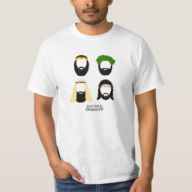 Camiseta A dinastia de David - barba - t-shirt (Frente)