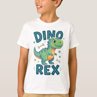 Camiseta A dinosaur T-shirt that's cute on the back too