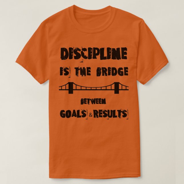CAMISETA A DISCIPLINA É A PONTE (Frente do Design)