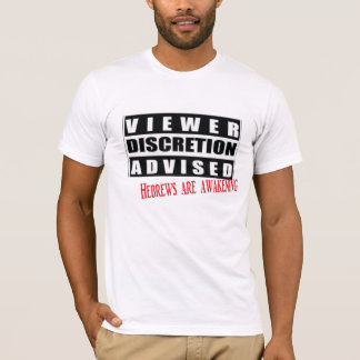 Camiseta a discreção dos visores é recomendada