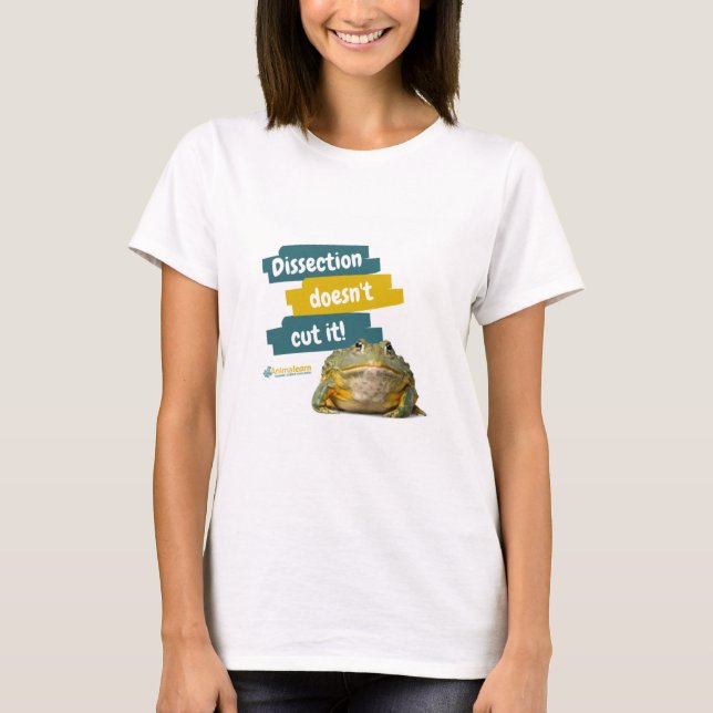 Camiseta A dissecação não o corta, Torta (Frente)