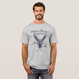 Camiseta A distância viajou T da resistência