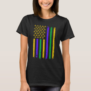 Camiseta A Distante Bandeira Americana Fleur De Lys Women M