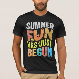 Camiseta A Diversão De Verão Acabou De Começar