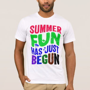 Camiseta A Diversão De Verão Acabou De Começar
