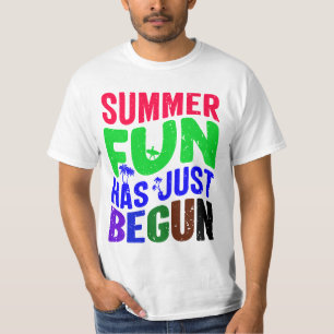 Camiseta A Diversão De Verão Acabou De Começar