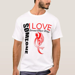 Camiseta A doença cardíaca alguém amor de I ganhou suas