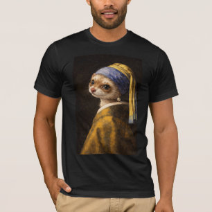 Camiseta A Doninha com uma Pérola Earring