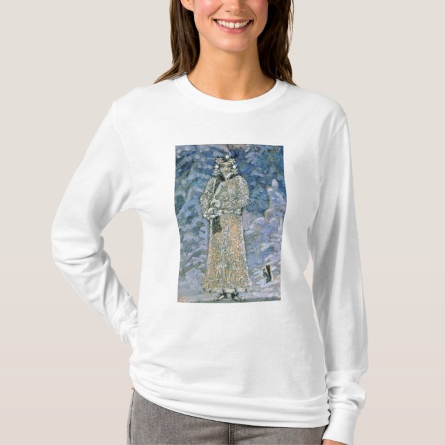 Camiseta A donzela da neve, um esboço para a ópera (Frente)