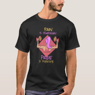 Camiseta A Dor É Orgulho Temporário É Para Sempre Inspirado