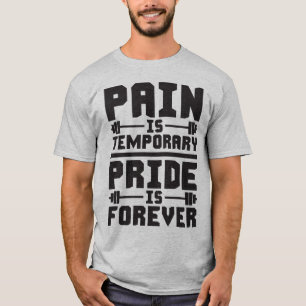 Camiseta A dor é provisória, orgulho é Forever