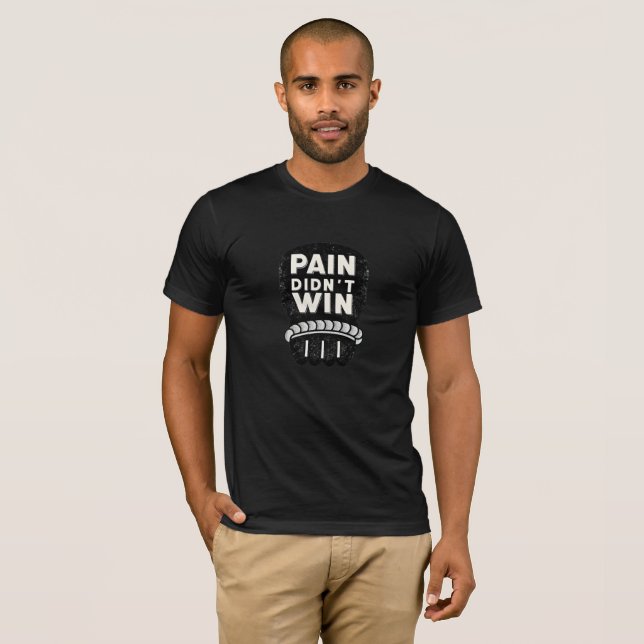 Camiseta A Dor Não Venceu | Motivação Poderosa de Resistênc (Frente Completa)