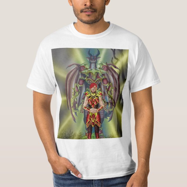 Camiseta A Dracthyr and  her hidden true self (Frente)