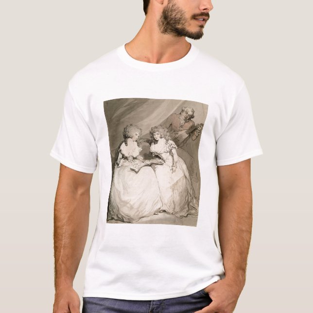 Camiseta A duquesa de Devonshire e sua irmã, o Coun (Frente)