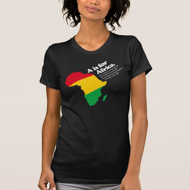 Camiseta A é para África #2 (Frente)