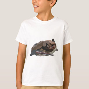 Camiseta A é para Alcathoe Bat