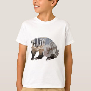 Camiseta A é para American Badger