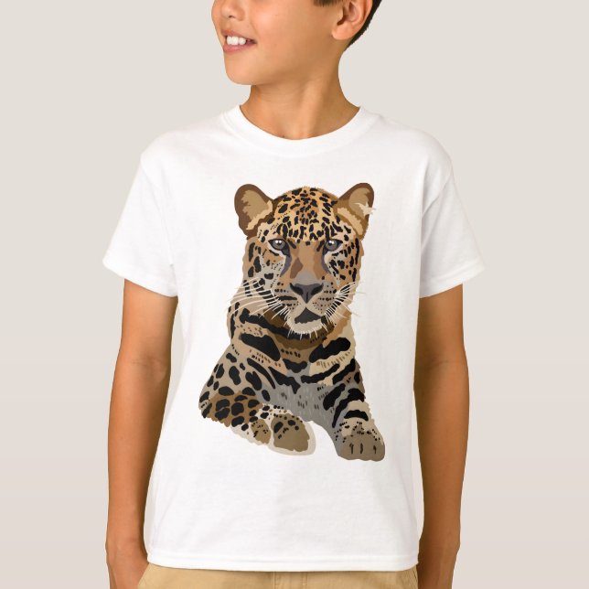 Camiseta A é para Amur Leopardo (Frente)