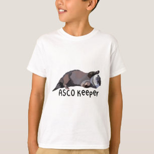 Camiseta A é para o Aguardião de Lontra-Correto Asiático
