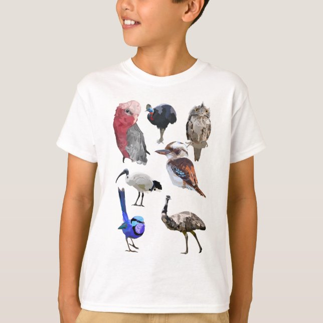 Camiseta A é para o Ave Australiano (Frente)