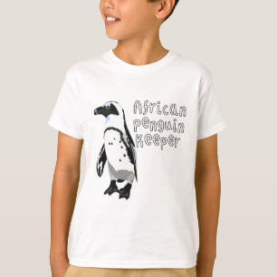 Camiseta A é para o Guardião de Pinguins Africano