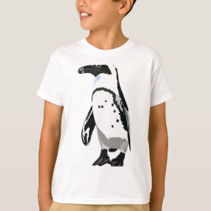 Camiseta A é para Pinguim Africano