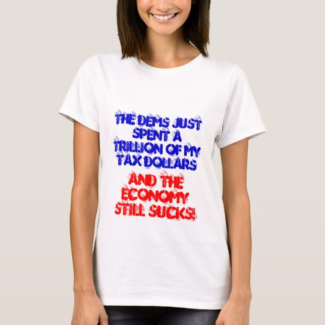 Camiseta A economia ainda suga (Frente)