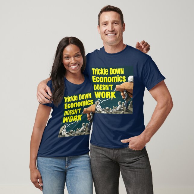 Camiseta A economia de truques não funciona (Unissex)