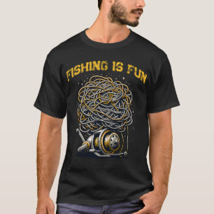 Camiseta A Educação É Importante Mas A Pesca É Mais Importa