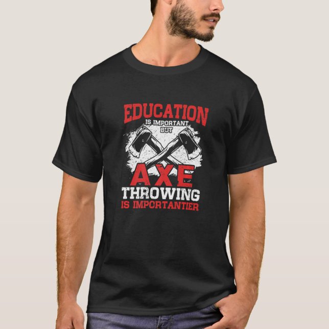 Camiseta A Educação É Importante Mas Ax Jogar É Importante (Frente)