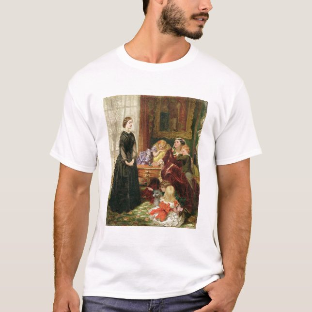 Camiseta A educadora, 1860 (óleo em canvas) (Frente)