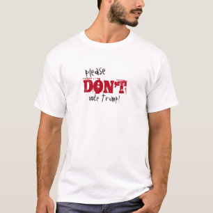 Camiseta A eleição 2016 não vota o texto do costume do