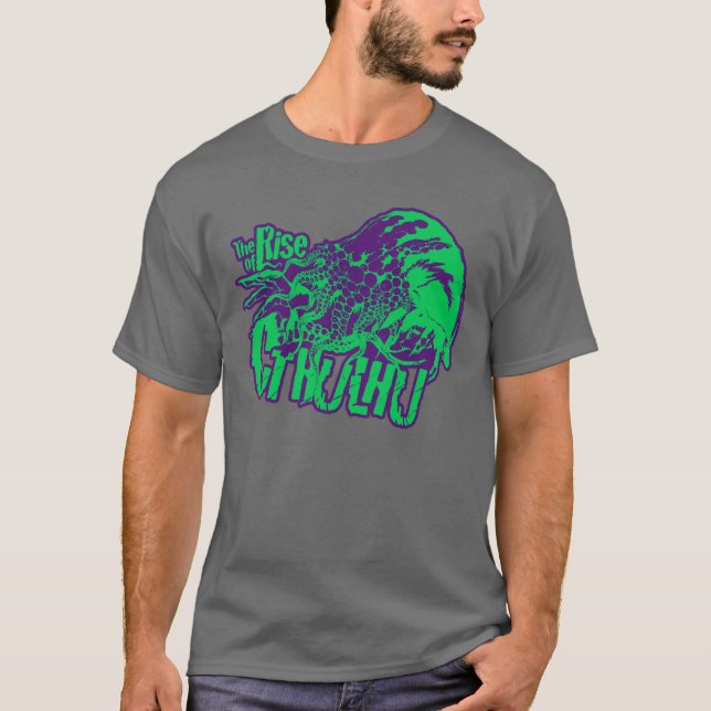 Camiseta A elevação de Cthulhu (Frente)