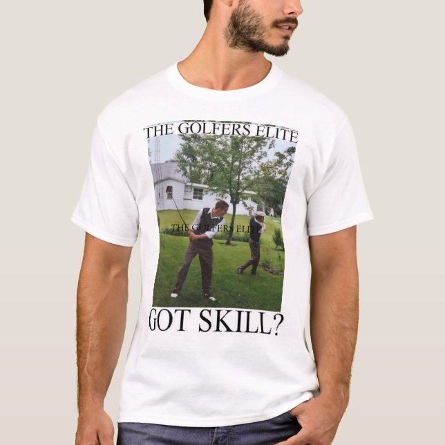 Camiseta A elite dos jogadores de golfe (Frente)